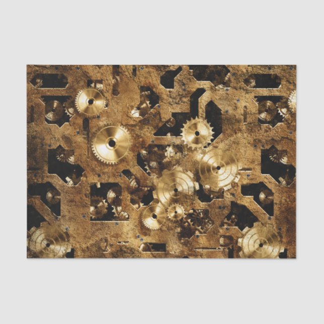 Papel De Seda Steampunk (Anverso)