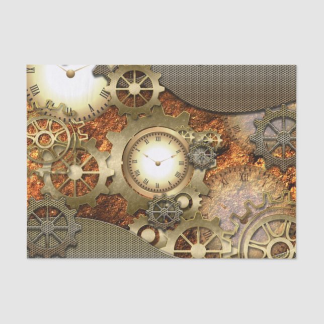 Papel De Seda Steampunk (Anverso)