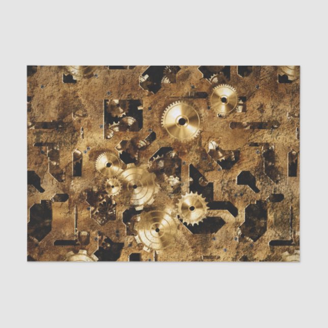 Papel De Seda Steampunk (Anverso)