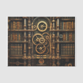 Papel De Seda Steampunk Abstract