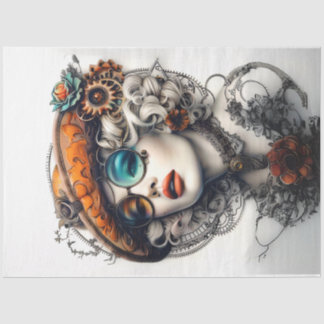 Papel De Seda Steampunk Boho Adventurous Cassandrea Decoupage 