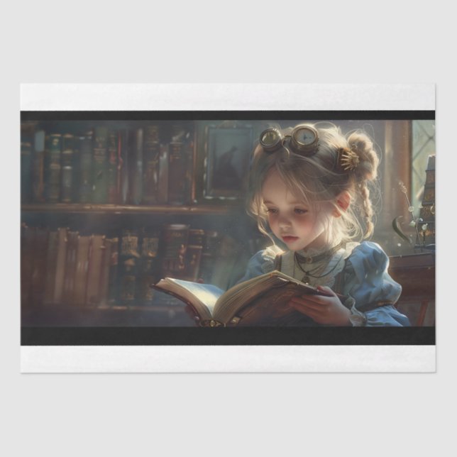 Papel De Seda Steampunk Child (Anverso)