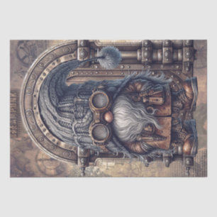 Papel De Seda Steampunk Gothic Gnome