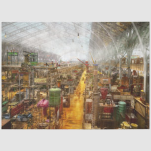 Papel De Seda Steampunk - La ciudad de la maravilla 1889