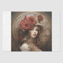 Papel De Seda Steampunk Lady