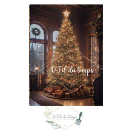 Papel De Seda Steampunk magnanimous Christmas tree family room