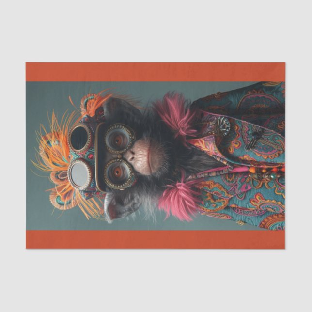 Papel De Seda Steampunk Monkey Business (Anverso)