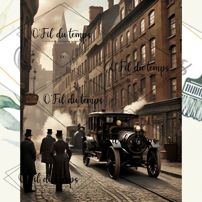 Papel De Seda Steampunk Post Apocalyptic Cities Decoupage v11 (Subido por el creador)