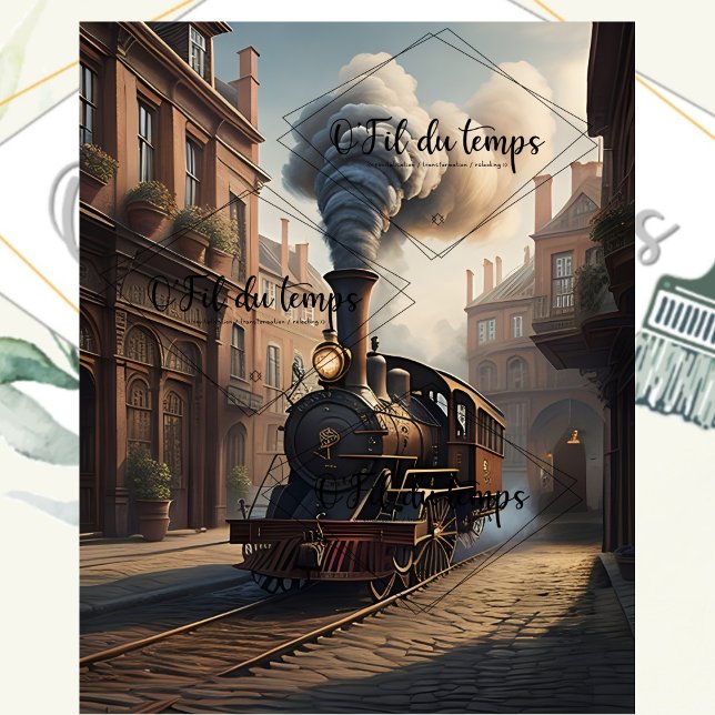 Papel De Seda Steampunk Post Apocalyptic Cities Decoupage v6 (Subido por el creador)