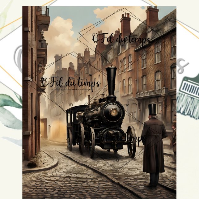 Papel De Seda Steampunk Post Apocalyptic Cities v13 (Subido por el creador)