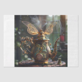 Papel De Seda Steampunk Teapot