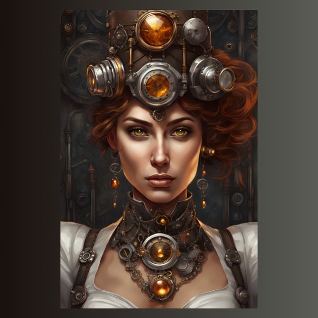 Papel De Seda Steampunk Wild wild West Woman decoupage v3 (Subido por el creador)