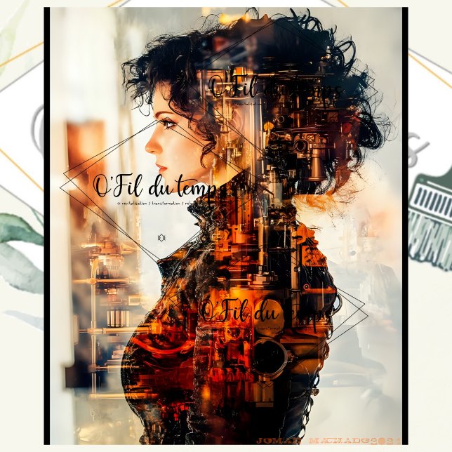 Papel De Seda Steampunk Woman Decoupage v6 (Subido por el creador)