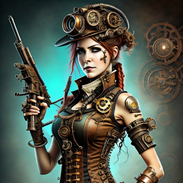 Papel De Seda Steampunk woman Ready or not (Subido por el creador)
