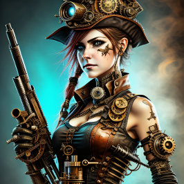 Papel De Seda Steampunk woman Ready or not v7.1