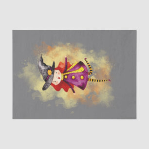 Papel De Seda Stellalunarts Halloween Witch Cute Chica