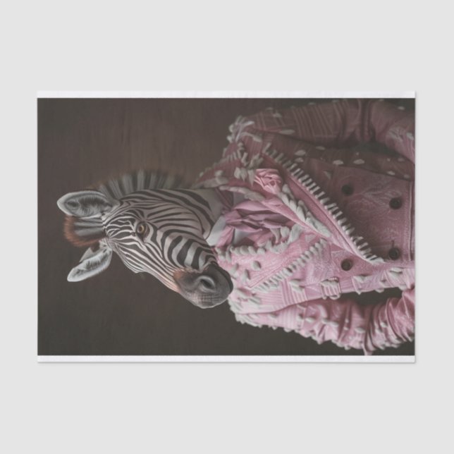 Papel De Seda Steve the Zebra (Anverso)