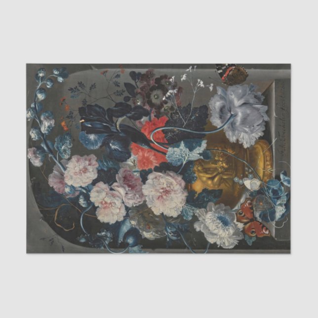 Papel De Seda Still Life by Johann Baptist Drechsler (Anverso)