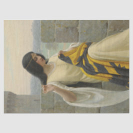 Papel De Seda Stitching the Standard Flag (Mujer medieval)