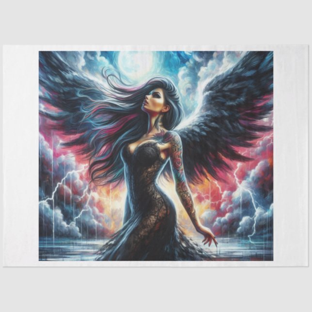 Papel De Seda Storm Angel (Anverso)