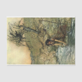 Papel De Seda Storybook Lady Water Decoupage