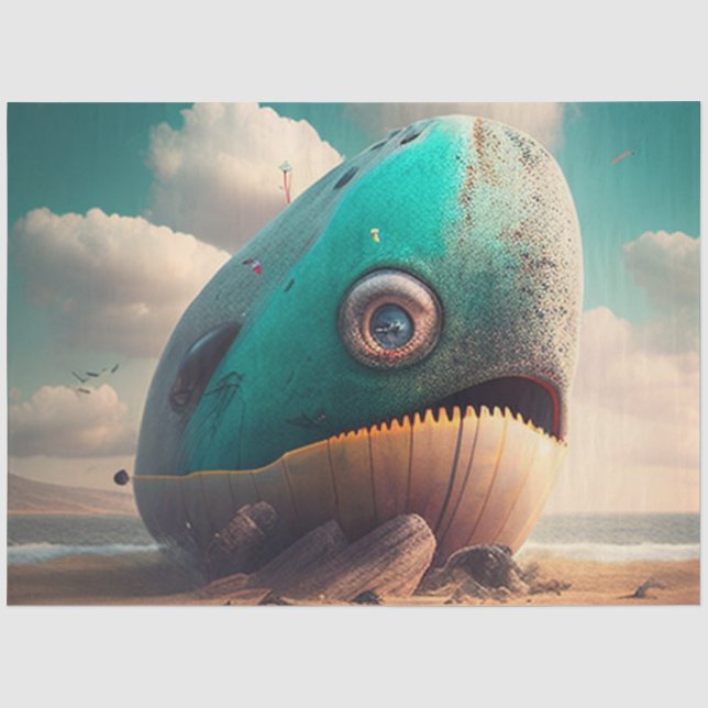 Papel De Seda Strange Whale (Anverso)