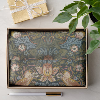 Papel De Seda Strawberry Thieves by William Morris, Vintage Art