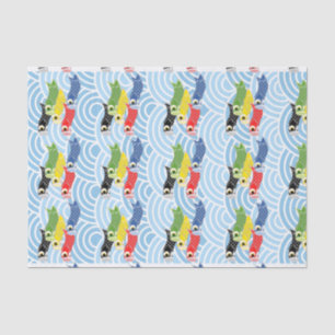 Papel De Seda Streamers de carpa Kodomo-no-hi
