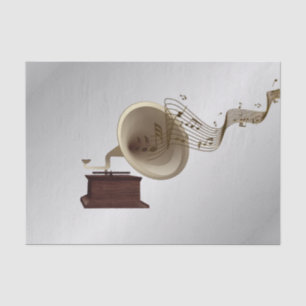 Papel De Seda Streams musicales del gramófono