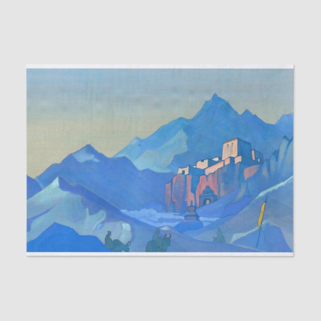 Papel De Seda Stronghold of the Spirit por Nicholas Roerich (Anverso)