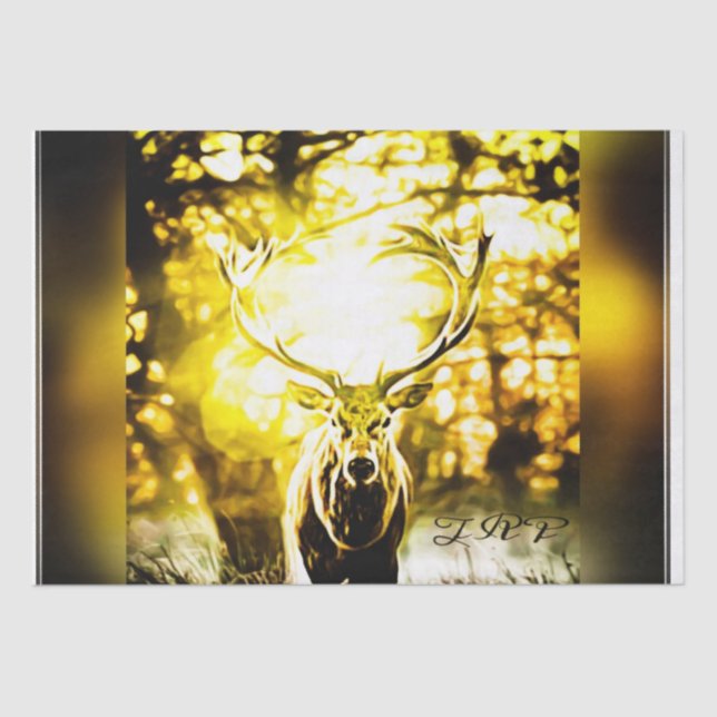 Papel De Seda Stunning Deer (Anverso)