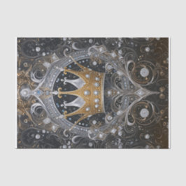 Papel De Seda Su Alteza, Reina Fabuloso Oro y Plata