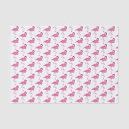 Papel De Seda Su color Cuidado Tropical Flamingo Pájaro Verano