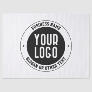 Papel De Seda Su logotipo o diseño comercial Texto editable en