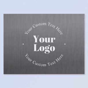 Papel De Seda Su logotipo o diseño comercial y texto editable