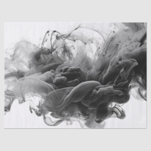 Papel De Seda Su logotipo Smokey Gothic Monocrome
