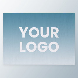 Papel De Seda Su logotipo y degradado de color de fondo editable