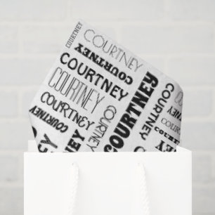 Papel De Seda Su nombre (de longitud media) está en todo esto