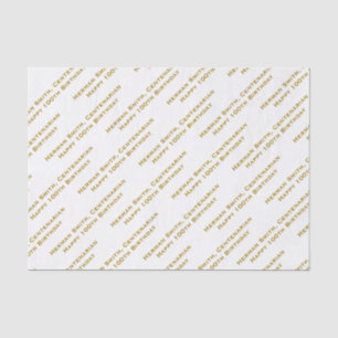 Papel De Seda Su patrón de texto en todo el mundo Imprimir oro/b