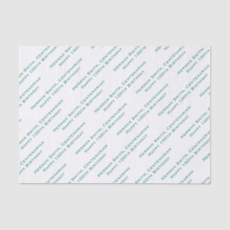 Papel De Seda Su patrón de texto en todo el mundo Imprimir Verde