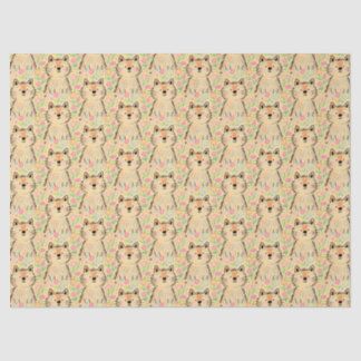 Papel de seda suave crema amarillo para gatos gara