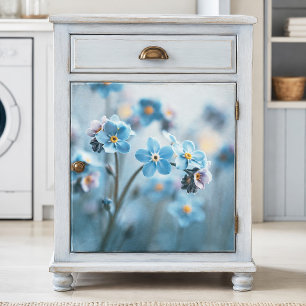 Papel De Seda Suave Decoupage Cottagecore de Nomeolvides Cerúleo