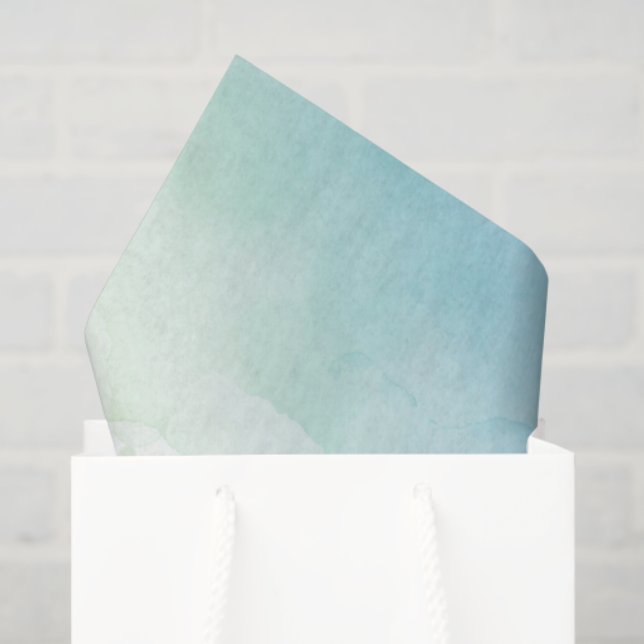 Papel De Seda Suave patrón texturizado con tonos de acuarela (Bolsa de regalo)