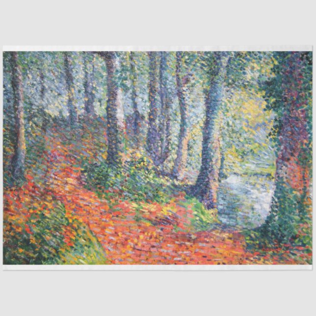 Papel De Seda Subcrecimiento forestal (por Léo Gausson) (Anverso)