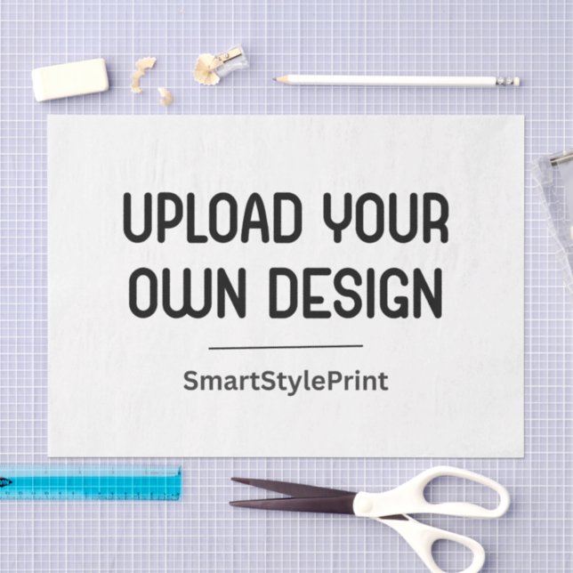 Papel De Seda Sube tu propio diseño | Personalizado (Artesanía)
