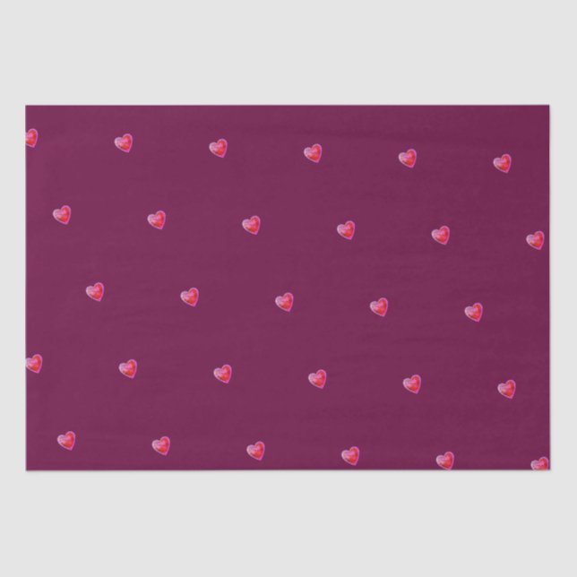 Papel De Seda Subtle Wine Red Valentine (Anverso)