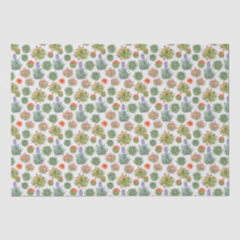 Papel De Seda Suculentas