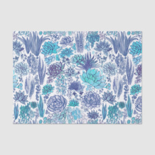 Papel De Seda Suculento jardín