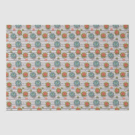 Papel De Seda Suculentos