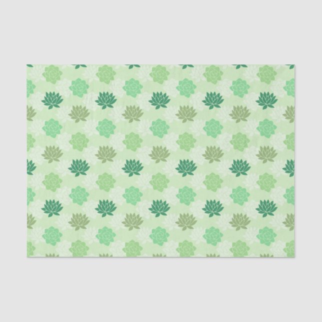 Papel De Seda Suculentos (Anverso)
